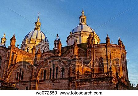 Exterior of the Catedral de la Inmaculada Concepcion on Parque Calderon in the colonial city of Cuenca, Ecuador View Large Photo Image Stock Photo - Exterior of the Catedral de la Inmaculada Concepcion on Parque Calderon in the colonial city of Cuenca, Ecuador. Fotosearch