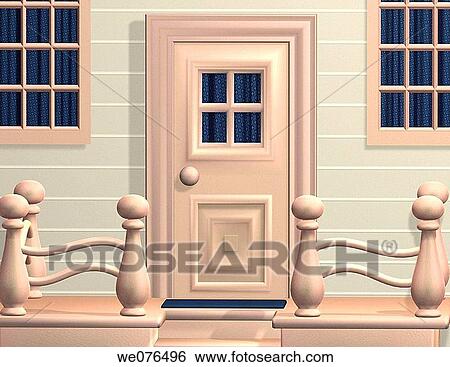 Front porch View Large Photo Image Stock Photograph - Front porch. Fotosearch