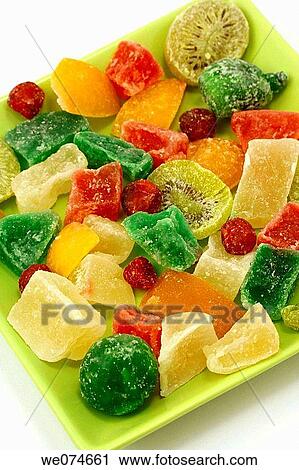 Fruits glac? s View Large Photo Image Stock Image - Fruits glac? s. Fotosearch