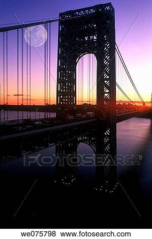 GEORGE WASHINGTON. BRIDGE MANHATTAN. NEW YORK. USA View Large Photo Image Stock Photo - GEORGE WASHINGTON. BRIDGE MANHATTAN. NEW YORK. USA. Fotosearch