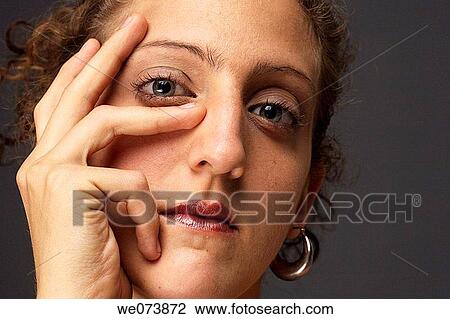 Girl thinking View Large Photo Image Stock Image - Girl thinking. Fotosearch