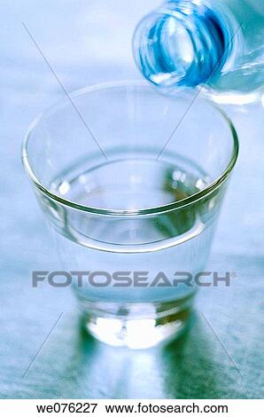 Glass of water View Large Photo Image Stock Photo - Glass of water. Fotosearch