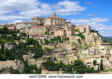 Gordes, Provence, France View Large Photo Image Stock Photo - Gordes, Provence, France. Fotosearch