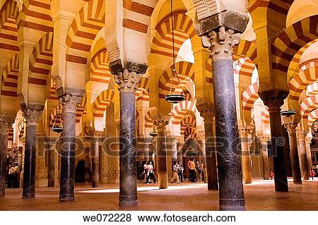Great Mosque interior, Cordoba. Andalusia, Spain View Large Photo Image Stock Photo - Great Mosque interior, Cordoba. Andalusia, Spain. Fotosearch