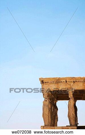 Greece. The Acropolis. Cariatides. View Large Photo Image Stock Photo - Greece. The Acropolis. Cariatides.. Fotosearch