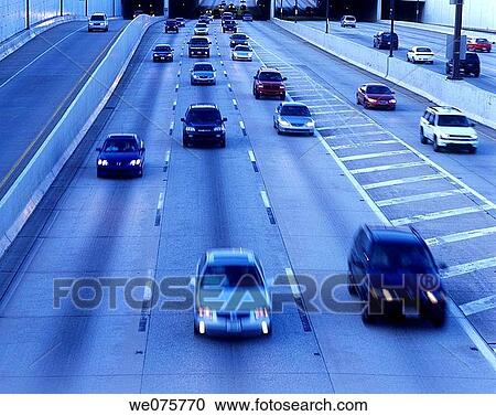 HIGHWAY TRAFFIC View Large Photo Image Stock Image - HIGHWAY TRAFFIC. Fotosearch