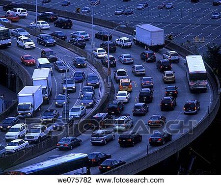 HIGHWAY TRAFFIC View Large Photo Image Stock Image - HIGHWAY TRAFFIC. Fotosearch