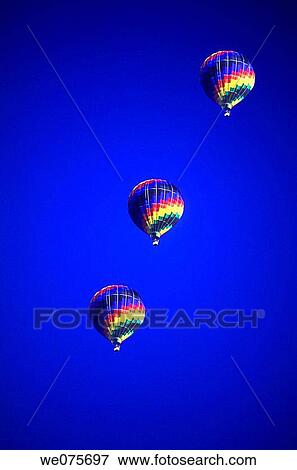 HOT AIR BALLOONS View Large Photo Image Stock Photo - HOT AIR BALLOONS. Fotosearch