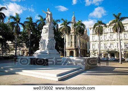 Jose Marti Monument in front of Hotel Inglaterra (right) and Gran Teatro de la Havana (left). Havana, Cuba View Large Photo Image Stock Image - Jose Marti Monument in front of Hotel Inglaterra (right) and Gran Teatro de la Havana (left). Havana, Cuba. Fotosearch