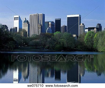 LAKE CENTRAL PARK. MIDTOWN SKYLINE. MANHATTAN NEW YORK. USA View Large Photo Image Stock Image - LAKE CENTRAL PARK. MIDTOWN SKYLINE. MANHATTAN NEW YORK. USA. Fotosearch