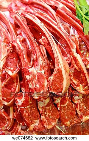 Lamb chops for sale at La Boqueria market, Barcelona. Catalonia, Spain View Large Photo Image Stock Image - Lamb chops for sale at La Boqueria market, Barcelona. Catalonia, Spain. Fotosearch