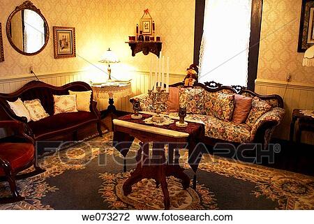 Living Room in 1875 Homestead Bed and Breakfast, Nashville, Indiana USA Property release available. View Large Photo Image Stock Image - Living Room in 1875 Homestead Bed and Breakfast, Nashville, Indiana USA Property release available.. Fotosearch