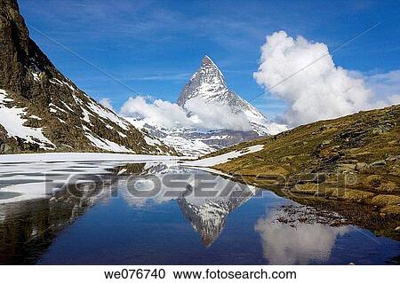 Stock Image - Matterhorn in Switzerland. Fotosearch