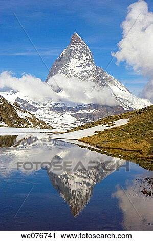 Stock Image - Matterhorn in Switzerland. Fotosearch