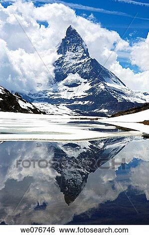 Matterhorn in Switzerland View Large Photo Image Stock Photograph - Matterhorn in Switzerland. Fotosearch