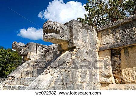 Stock Image - Mayan ruins of Chichen Itza. Yucatan, Mexico. Fotosearch