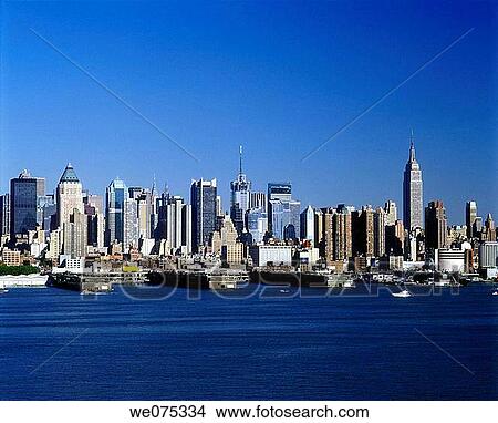 MIDTOWN SKYLINE. MANHATTAN NEW YORK. USA View Large Photo Image Picture - MIDTOWN SKYLINE. MANHATTAN NEW YORK. USA. Fotosearch