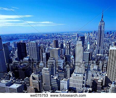 MIDTOWN SKYLINE. MANHATTAN NEW YORK. USA View Large Photo Image Stock Image - MIDTOWN SKYLINE. MANHATTAN NEW YORK. USA. Fotosearch