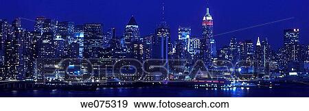 MIDTOWN SKYLINE. MANHATTAN NEW YORK. USA View Large Photo Image Stock Photo - MIDTOWN SKYLINE. MANHATTAN NEW YORK. USA. Fotosearch