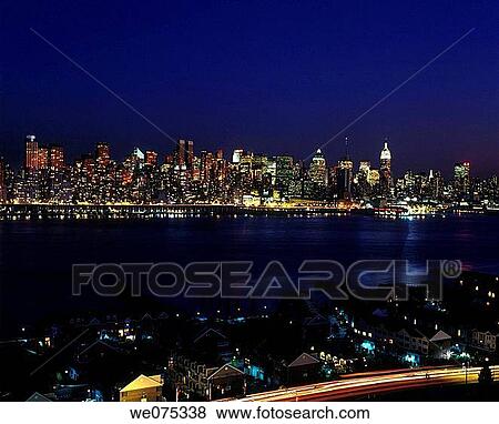 MIDTOWN SKYLINE. MANHATTAN NEW YORK. USA View Large Photo Image Stock Photo - MIDTOWN SKYLINE. MANHATTAN NEW YORK. USA. Fotosearch