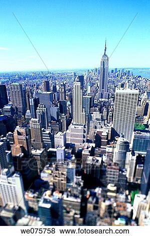 MIDTOWN SKYLINE. MANHATTAN NEW YORK. USA View Large Photo Image Stock Photo - MIDTOWN SKYLINE. MANHATTAN NEW YORK. USA. Fotosearch