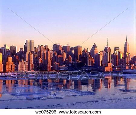 MIDTOWN SKYLINE. MANHATTAN NEW YORK. USA View Large Photo Image Stock Photograph - MIDTOWN SKYLINE. MANHATTAN NEW YORK. USA. Fotosearch