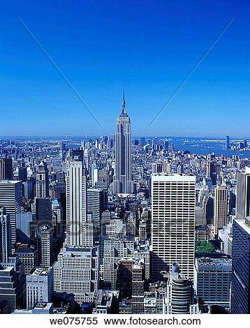MIDTOWN SKYLINE. MANHATTAN NEW YORK. USA View Large Photo Image Stock Photography - MIDTOWN SKYLINE. MANHATTAN NEW YORK. USA. Fotosearch