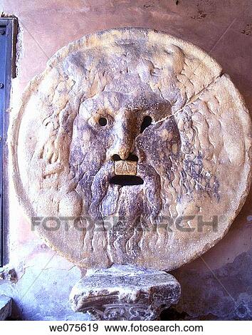 MOUTH OF TRUTH. SANTA MARIA IN. COSMEDIN ROME ITALY View Large Photo Image Stock Photo - MOUTH OF TRUTH. SANTA MARIA IN. COSMEDIN ROME ITALY. Fotosearch