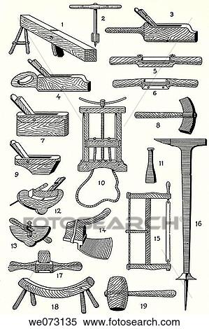 Old cooperage tools View Large Photo Image Stock Photography - Old cooperage tools. Fotosearch