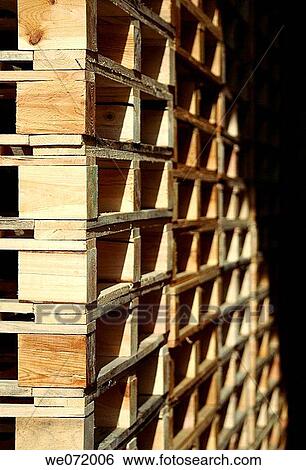 Stock Photograph - Pallets. Fotosearch
