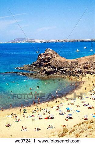 Papagayo beaches, Lanzarote. Canary Islands, Spain View Large Photo Image Stock Image - Papagayo beaches, Lanzarote. Canary Islands, Spain. Fotosearch