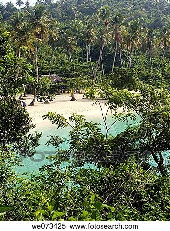 Playa Rinc? n, Samanß peninsula, Dominican Republic, Caribbean View Large Photo Image Stock Photography - Playa Rinc? n, Samanß peninsula, Dominican Republic, Caribbean. Fotosearch