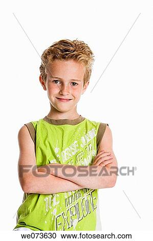 Portrait of a blond boy View Large Photo Image Stock Image - Portrait of a blond boy. Fotosearch