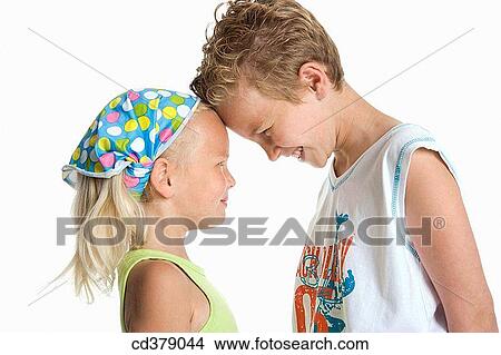 Portrait of brother and sister View Large Photo Image Picture - Portrait of brother and sister. Fotosearch
