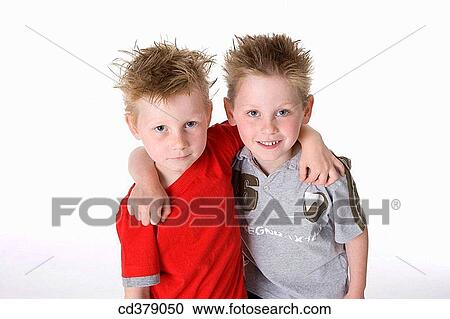 Portrait of two boys View Large Photo Image Stock Image - Portrait of two boys. Fotosearch