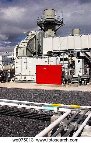 Stock Image - Power plant, Mexico. Fotosearch