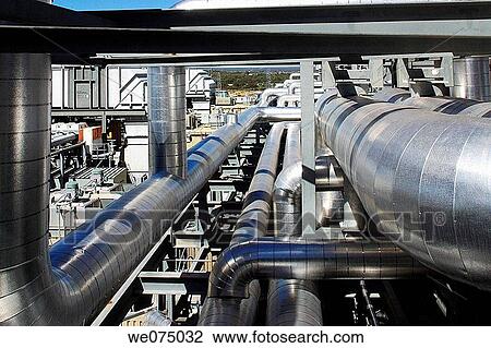 Stock Image - Power plant, Mexico. Fotosearch