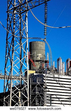Power plant, Mexico View Large Photo Image Stock Photo - Power plant, Mexico. Fotosearch