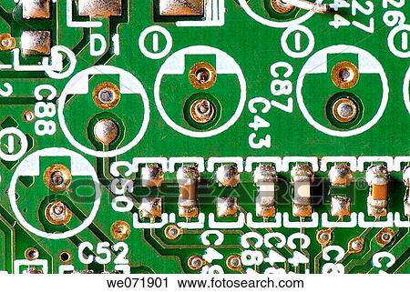 Printed circuit board View Large Photo Image Stock Image - Printed circuit board. Fotosearch