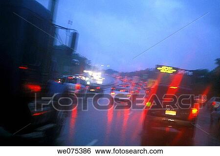 RAIN STORM ROUTE. 80 PATERSON NEW JERSEY. USA View Large Photo Image Stock Photograph - RAIN STORM ROUTE. 80 PATERSON NEW JERSEY. USA. Fotosearch