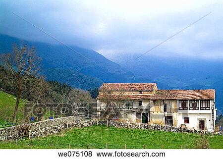 Rural house. Ramales de la Victoria. Cantabria. Spain. View Large Photo Image Stock Photo - Rural house. Ramales de la Victoria. Cantabria. Spain.. Fotosearch