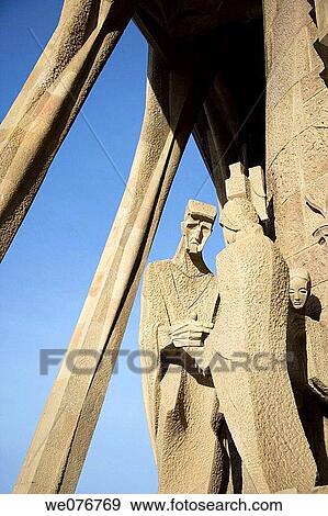 Sagrada Familia Chuch by architect Antoni Gaudi, Barcelona Catalonia, Spain View Large Photo Image Stock Photo - Sagrada Familia Chuch by architect Antoni Gaudi, Barcelona Catalonia, Spain. Fotosearch