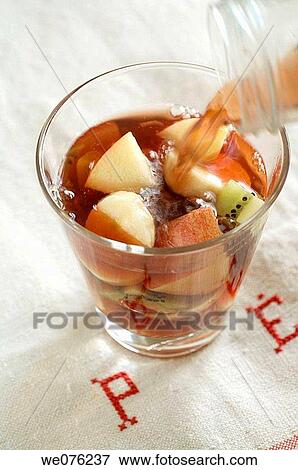Stock Photo - Sangria with grape juice. Fotosearch