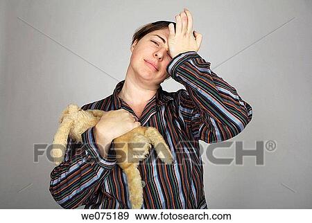 sleepy woman View Large Photo Image Stock Photo - sleepy woman. Fotosearch