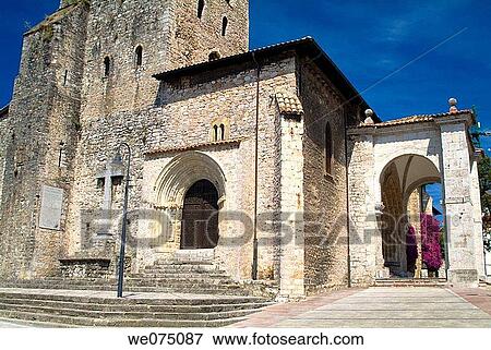 St. Mary's Basilica, Llanes. Asturias, Spain View Large Photo Image Stock Photo - St. Mary's Basilica, Llanes. Asturias, Spain. Fotosearch