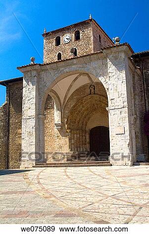 St. Mary's Basilica, Llanes. Asturias, Spain View Large Photo Image Stock Photo - St. Mary's Basilica, Llanes. Asturias, Spain. Fotosearch