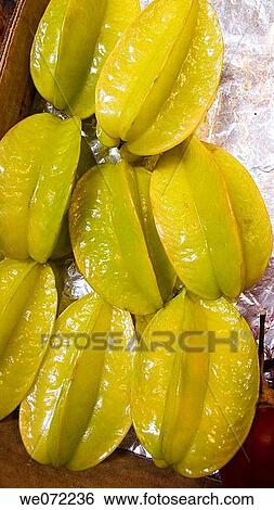 Starfruits (Averrhoa carambola) View Large Photo Image Stock Photograph - Starfruits (Averrhoa carambola). Fotosearch