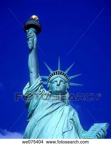 STATUE OF LIBERTY. NEW YORK HARBOR. NEW YORK. USA View Large Photo Image Picture - STATUE OF LIBERTY. NEW YORK HARBOR. NEW YORK. USA. Fotosearch