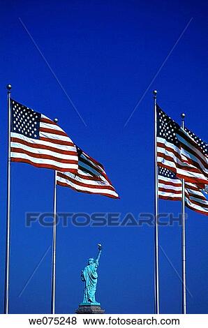 STATUE OF LIBERTY. NEW YORK HARBOR. NEW YORK. USA View Large Photo Image Stock Photo - STATUE OF LIBERTY. NEW YORK HARBOR. NEW YORK. USA. Fotosearch