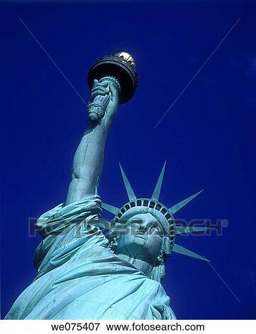 STATUE OF LIBERTY. NEW YORK HARBOR. NEW YORK. USA View Large Photo Image Stock Photo - STATUE OF LIBERTY. NEW YORK HARBOR. NEW YORK. USA. Fotosearch